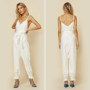 Spell And The Gypsy Milla Mila Jumpsuit White 
Size small